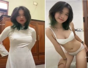 Sex nữ sinh dâm đãng thích quần lót ren